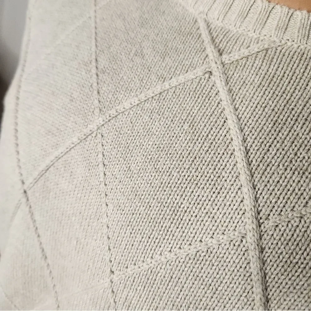 IZOD Mens Beige Sweater Insignia Size‎ Large